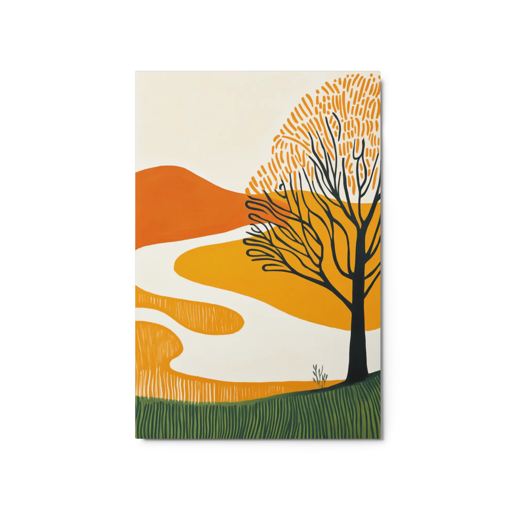 Abstract Landscape with Tree
