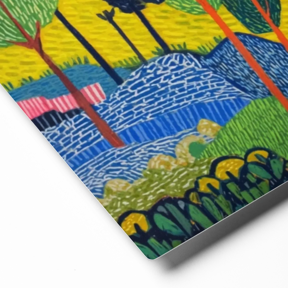 Metropolitan Garden Oasis 
 Canvas | 8″x 8″