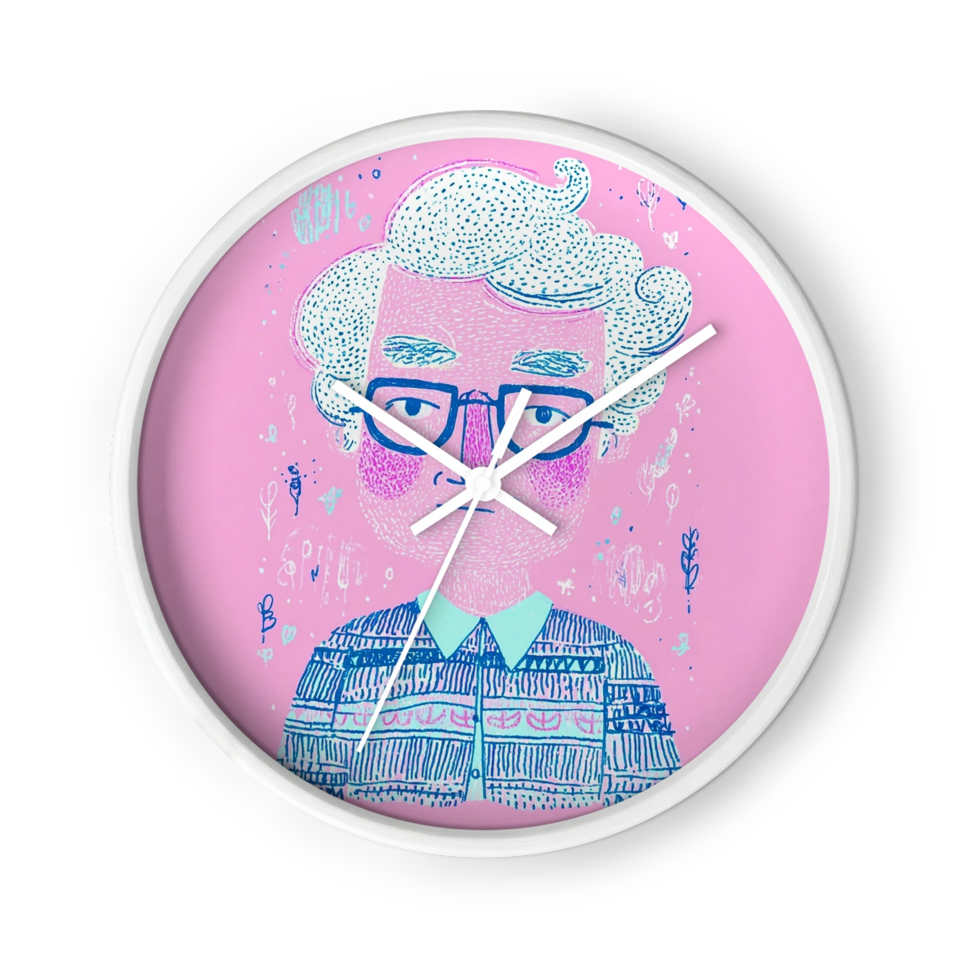 Spectacled Pink Portrait