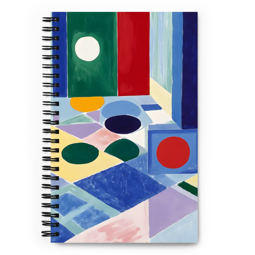 Dynamic Geometric Abstraction 
 Spiral Notebook | 140 pages