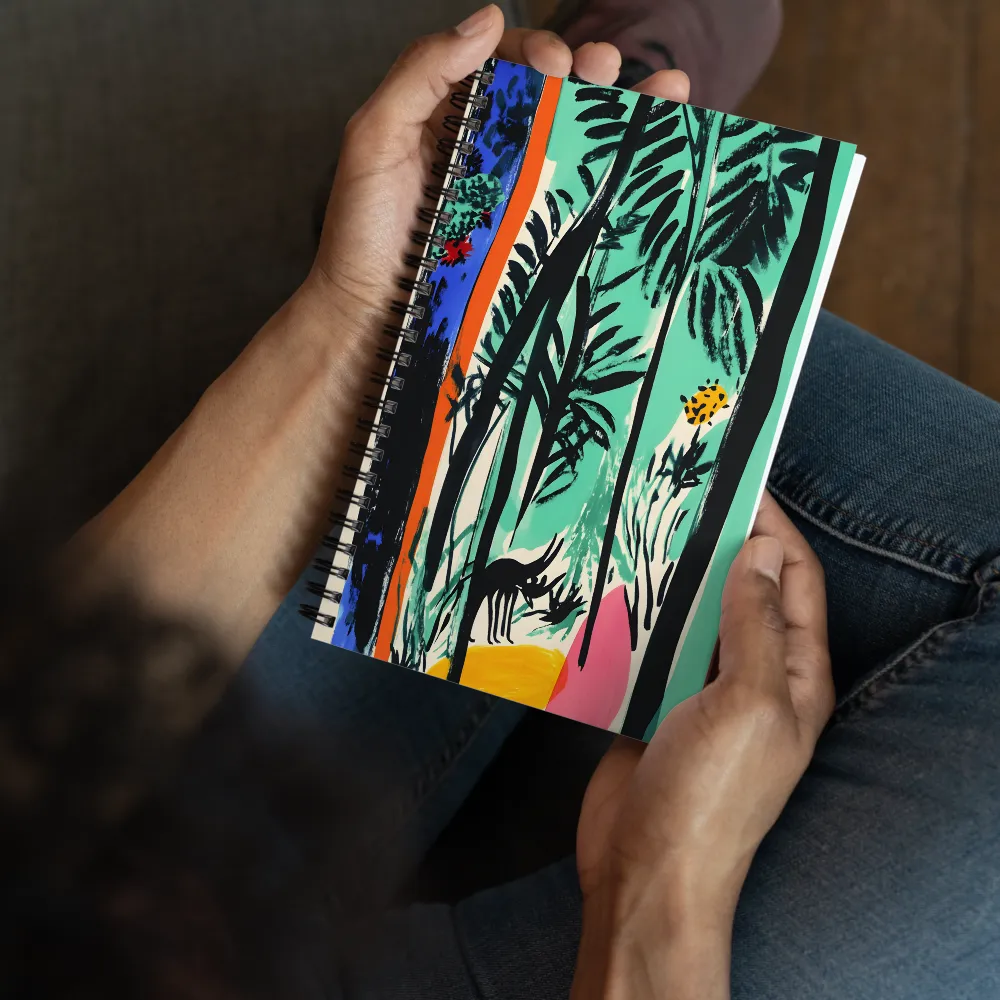 Vibrant Jungle Expression 
 Spiral Notebook | 140 pages