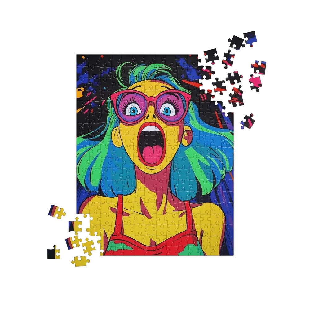Electric Scream 
 Jigsaw Puzzle in Tin Box