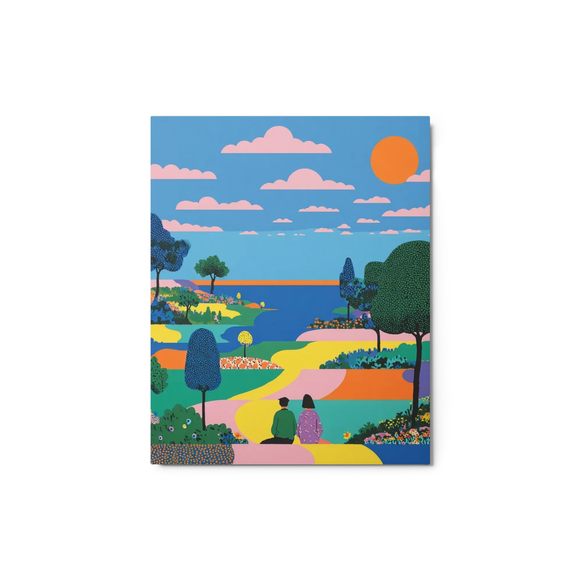 Couple in Colorful Landscape