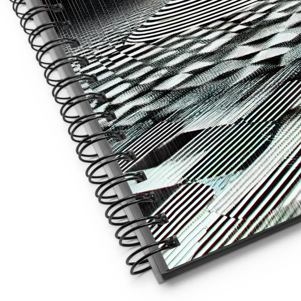 Digital Glitch Labyrinth 
 Spiral Notebook | 140 pages