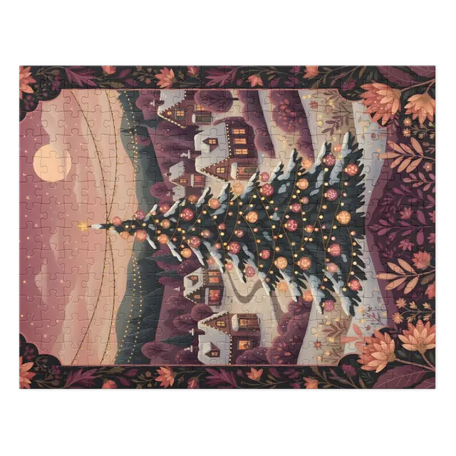 Moonlit Christmas Tree | Jigsaw Puzzles