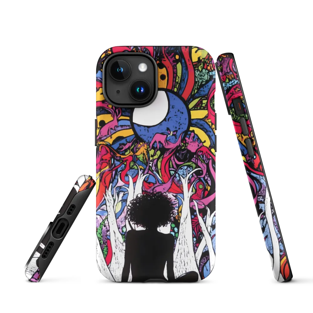 Psychedelic Abstract Silhouette | Phone Case