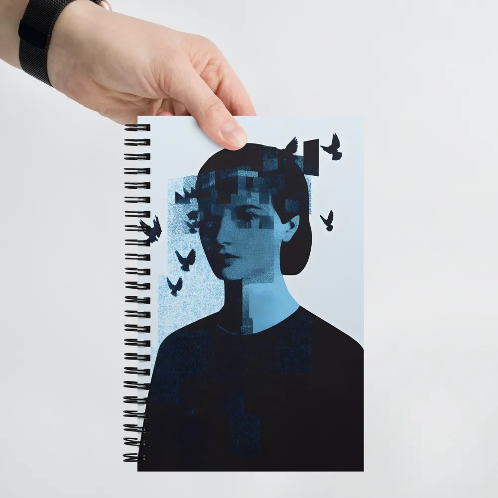 Fragmented Mind, Free Spirit 
 Spiral Notebook | 140 pages