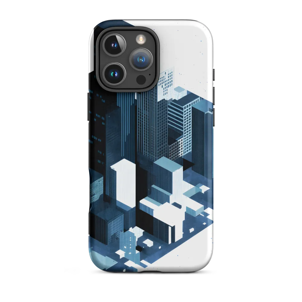Geometric Cityscape Illustration | Phone Case