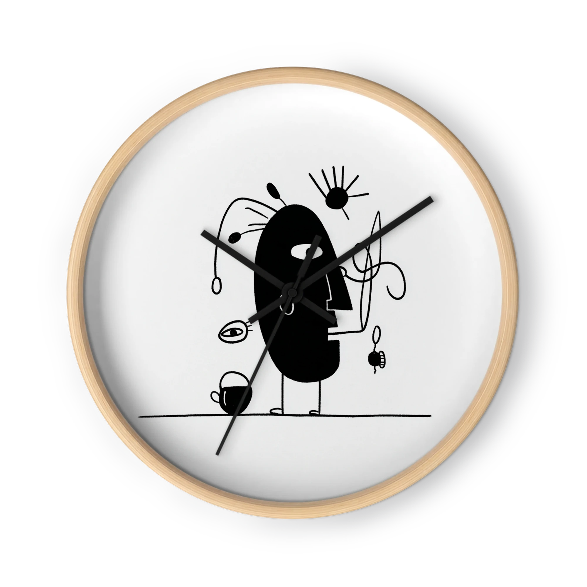 Minimalist Surreal Face