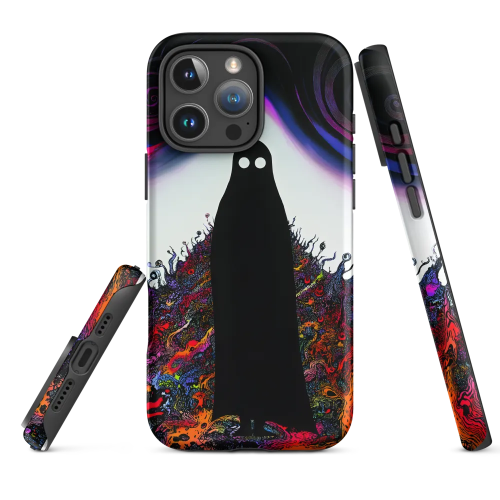 Psychedelic Ghost Silhouette