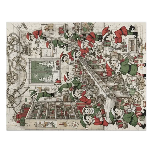 Elves' Toy Workshop | Jigsaw Puzzles