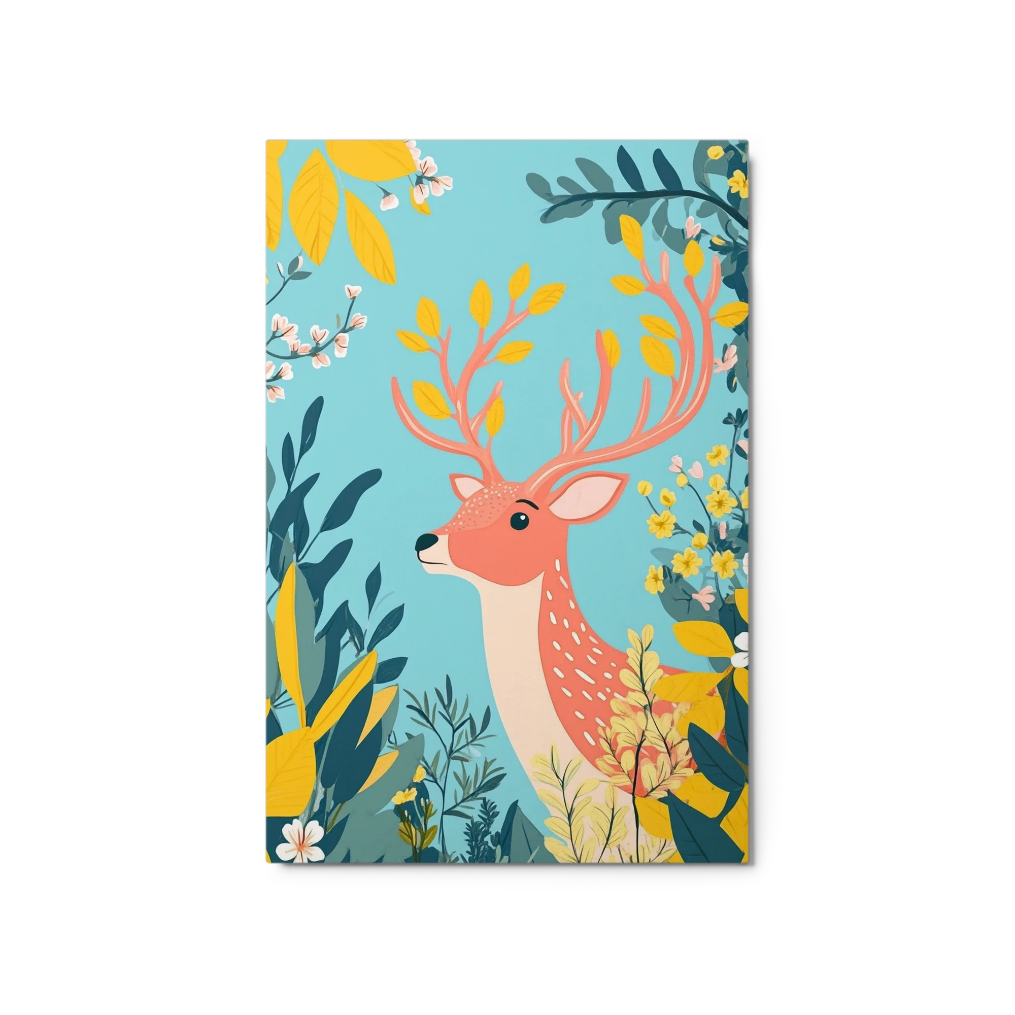 Colorful Deer in Foliage