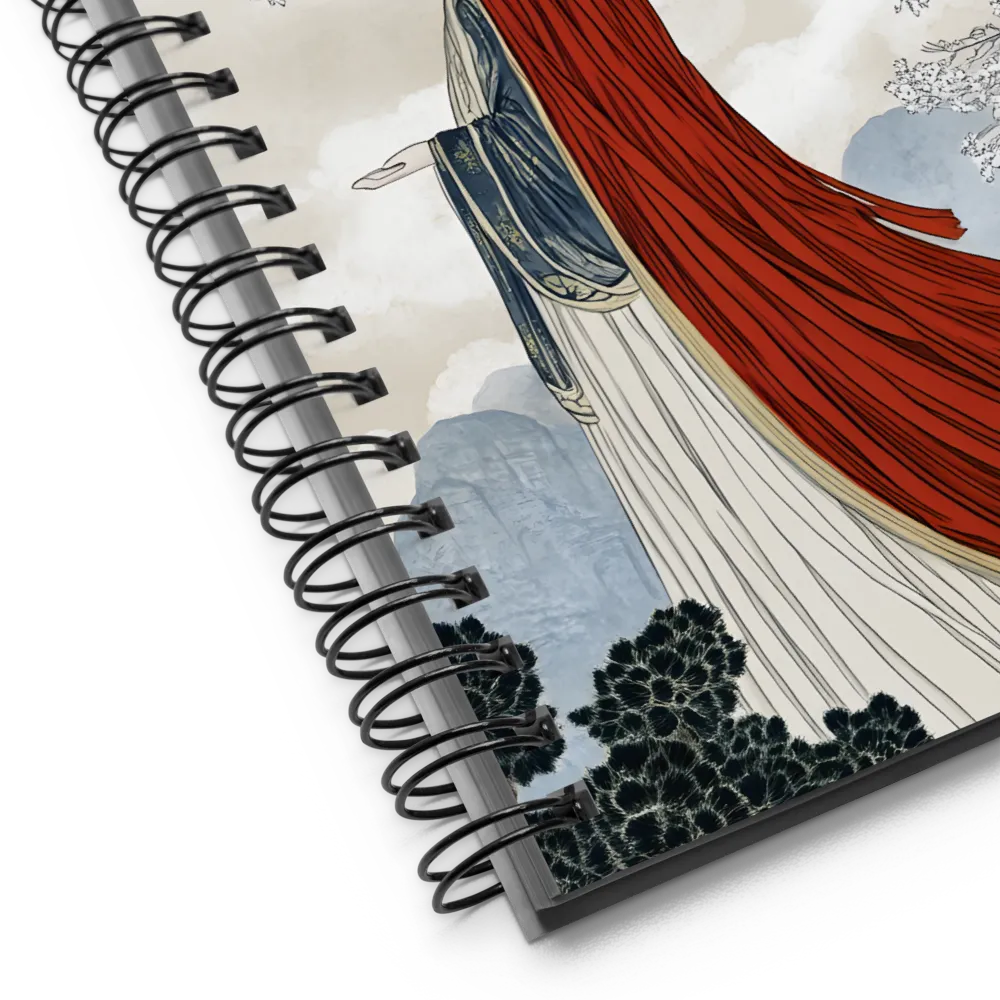 Serene Blossom Journey 
 Spiral Notebook | 140 pages