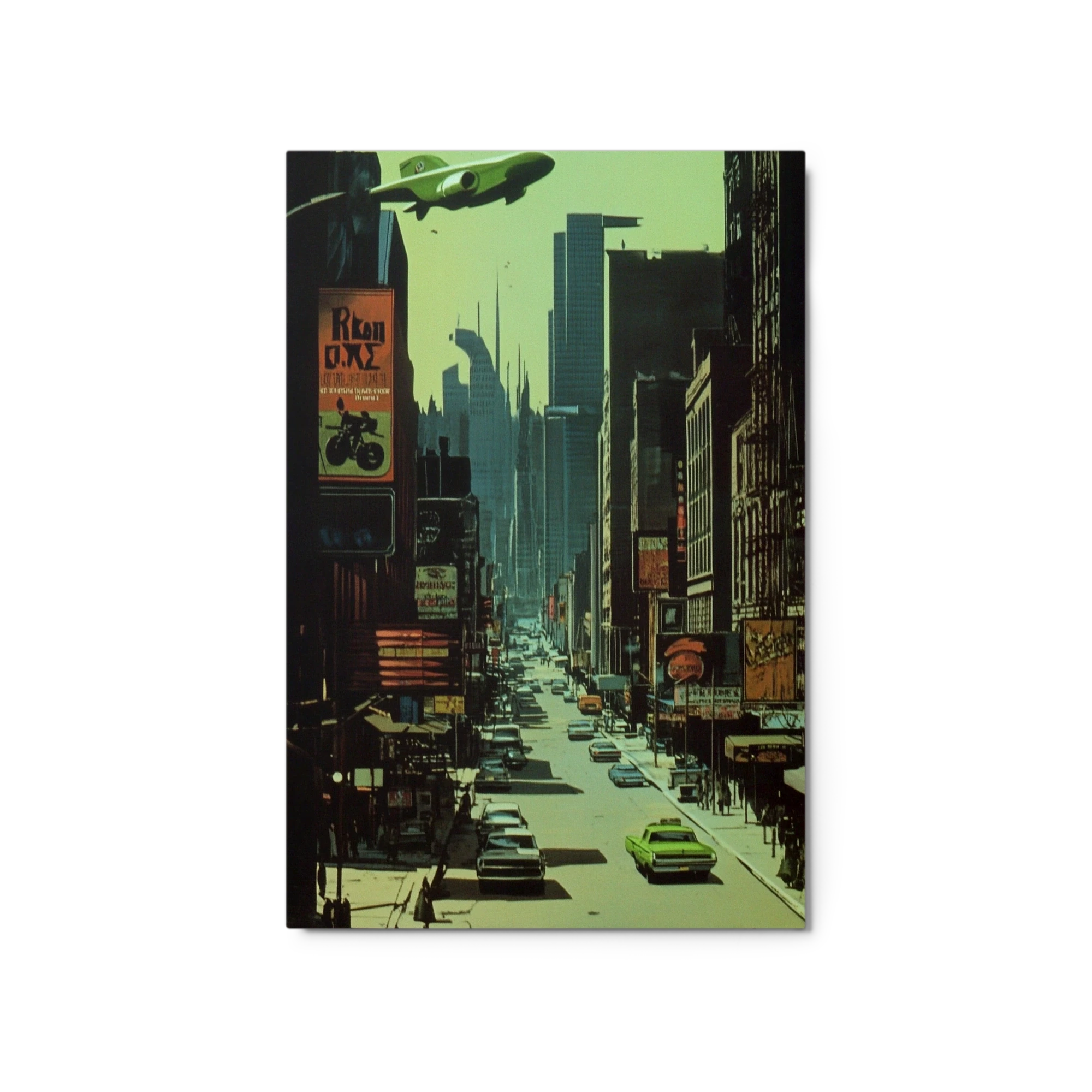 Retro-Futuristic Cityscape