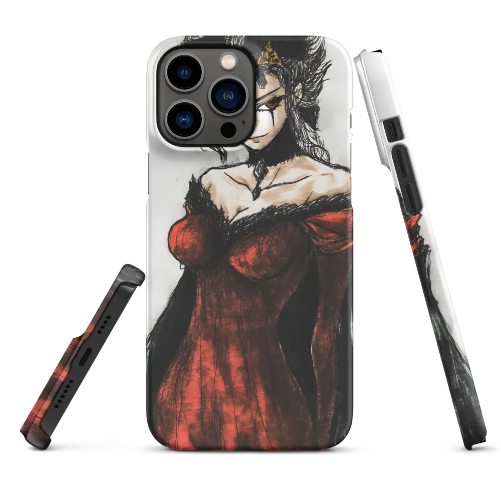 Gothic Manga Female Character | Phone Case