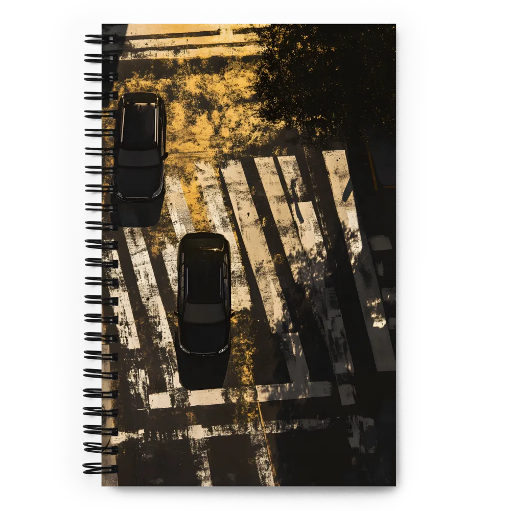 Urban Intersection Shadows 
 Spiral Notebook | 140 pages