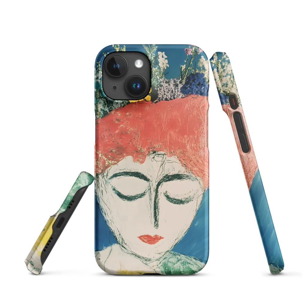 Woman with Floral Crown | Phone Case