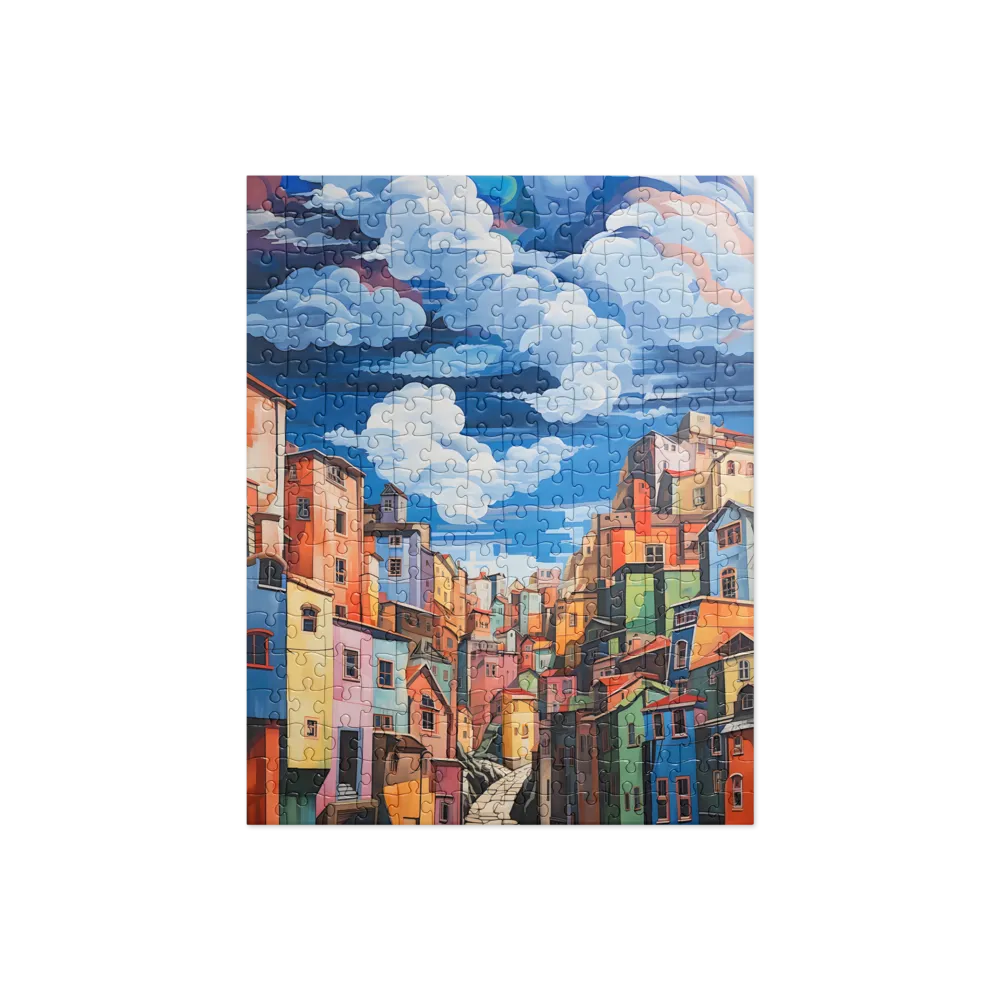 Whimsical Heights: A Vibrant Cityscape