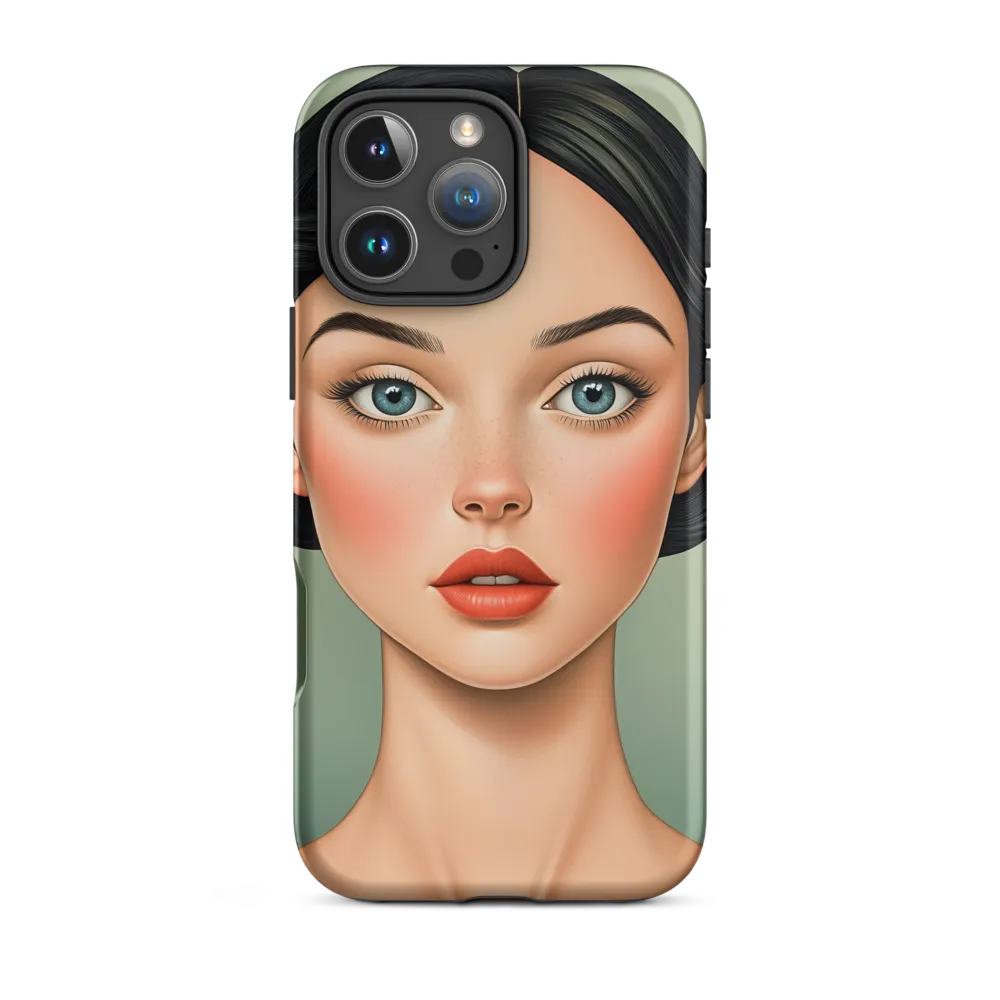 Digital Portrait of a Woman | Phone Case