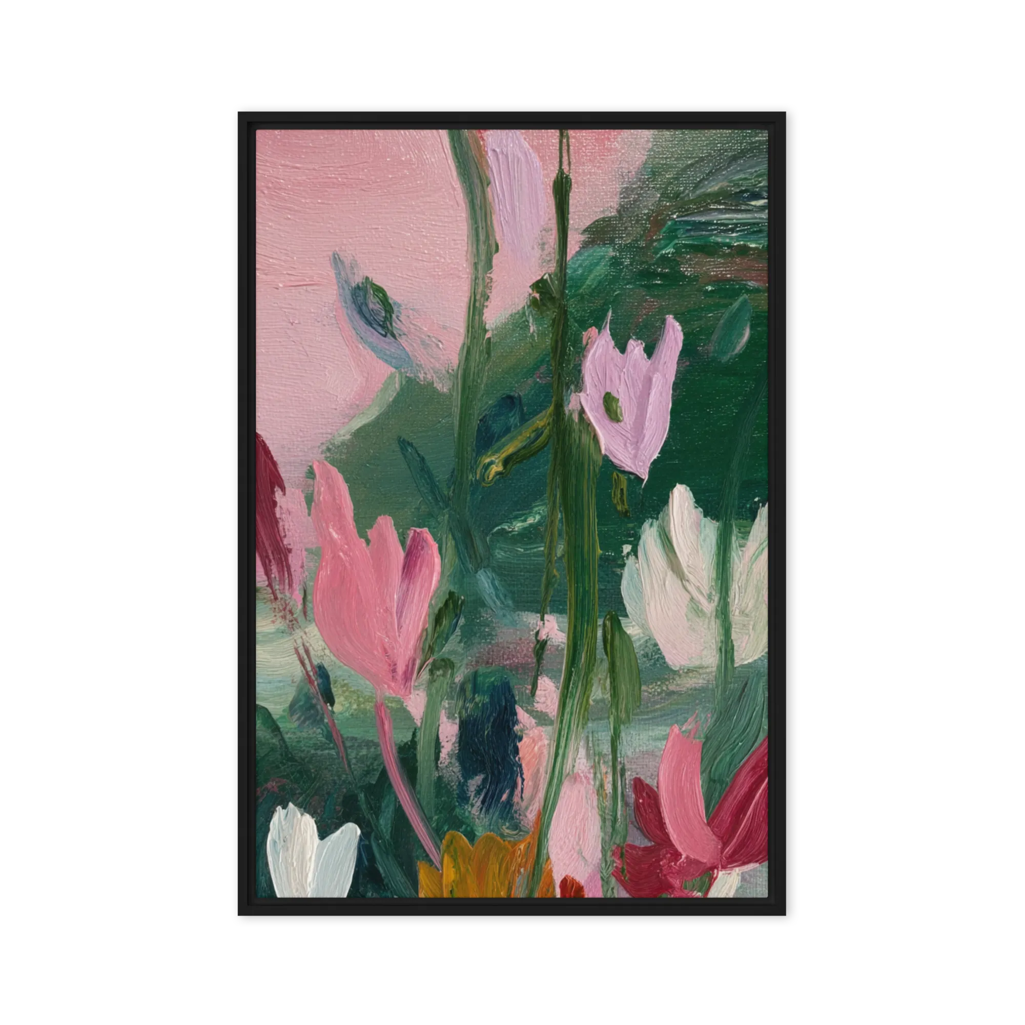 The Sculptural Petal — Heavy impasto ridges