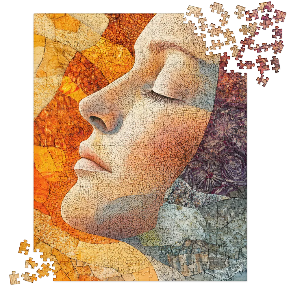 Serene Mosaic Profile 
 Jigsaw Puzzle