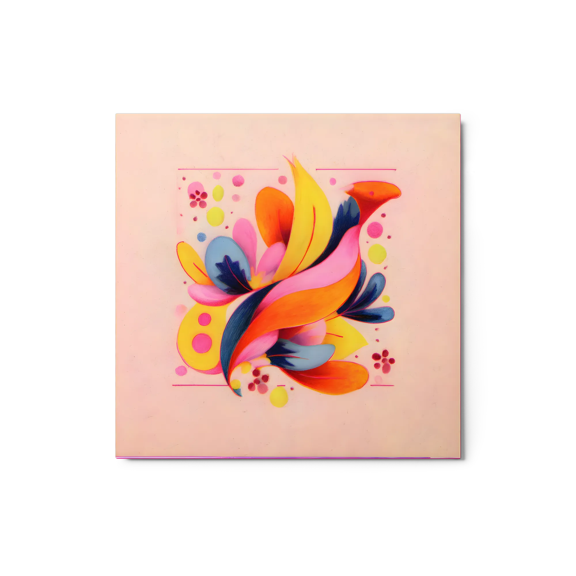 Fluid Organic Forms 
 Canvas with Black Frame