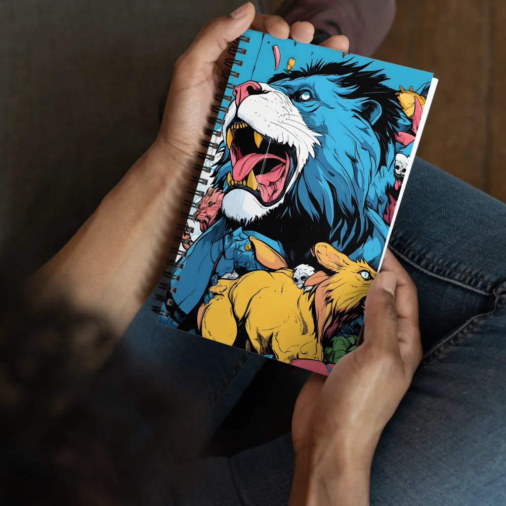 Roaring Beast Graphic Art 
 Spiral Notebook | 140 pages
