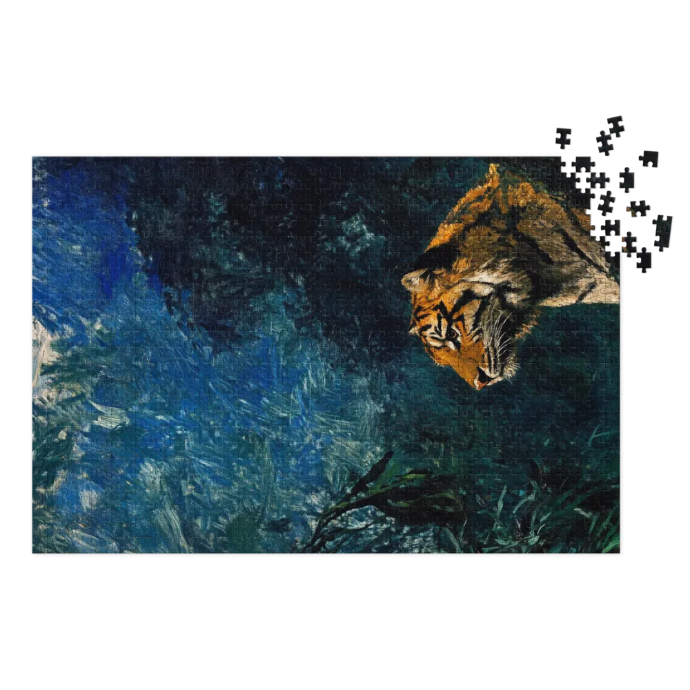 O Olhar da Selva 
 Puzzle em caixa de metal