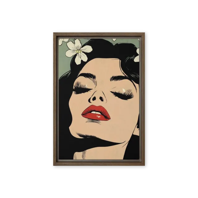 Sunkissed Pop Art Portrait | Art Print