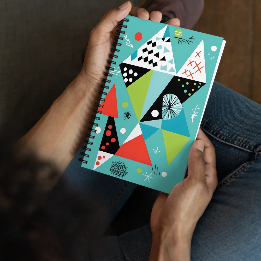Mid-Century Geometric Abstraction 
 Spiral Notebook | 140 pages