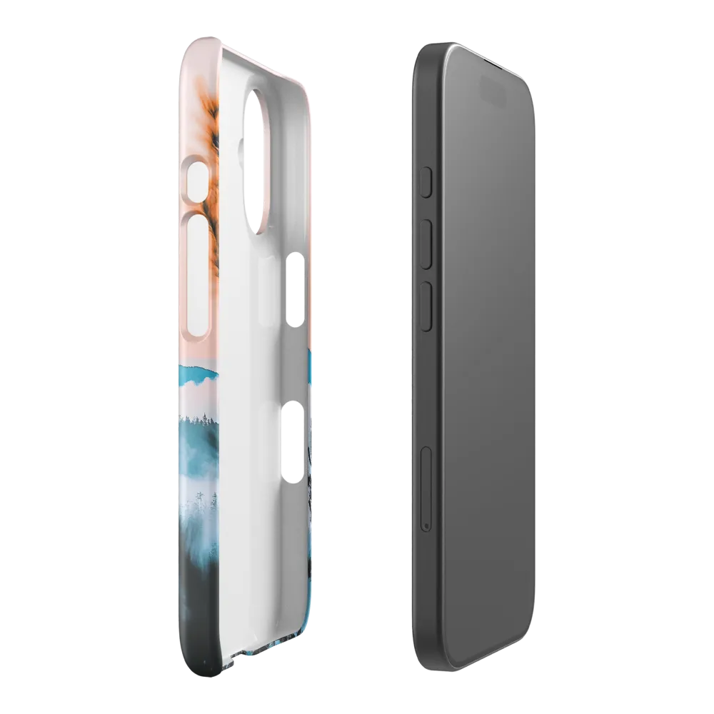 Hazy Mountain Serenity 
 Samsung Galaxy S10 | Snap Case