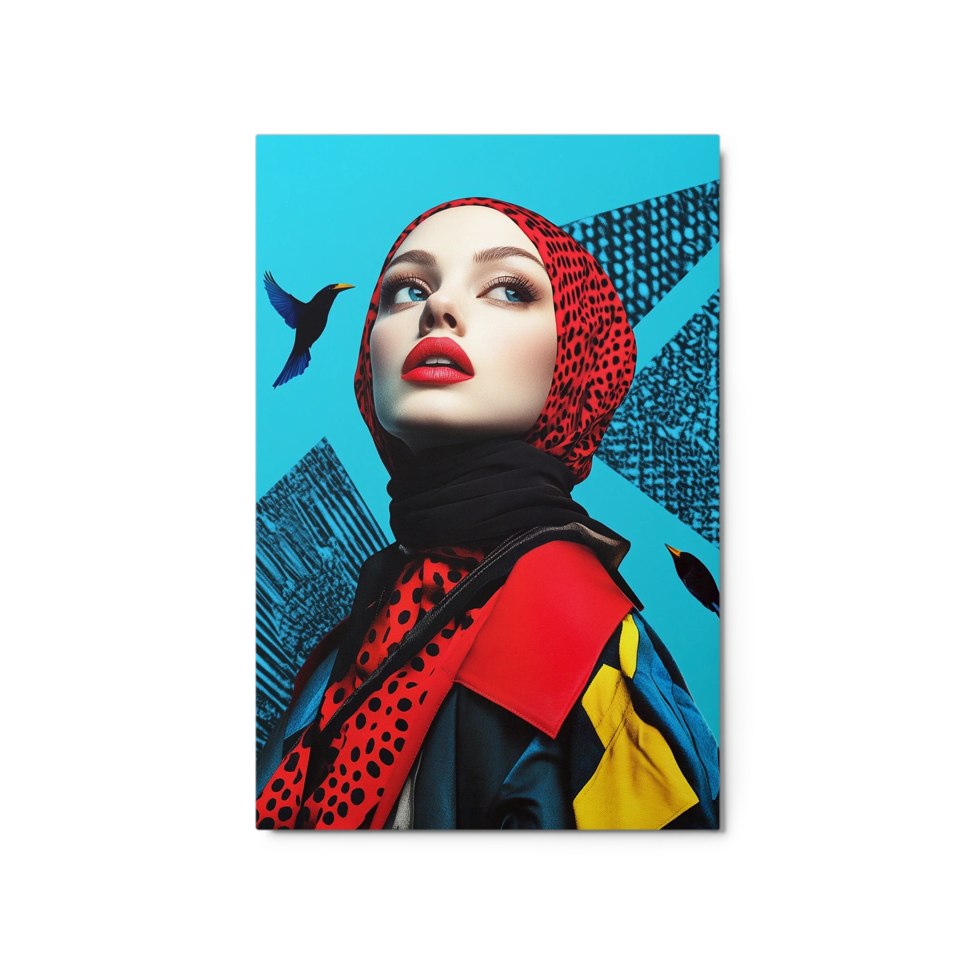 Bold Portrait of Woman with Hijab