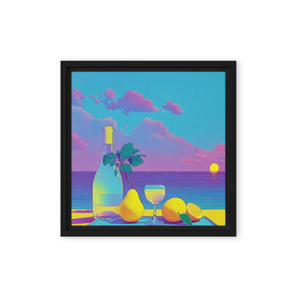 Sunset Wine and Fruit | Art Print