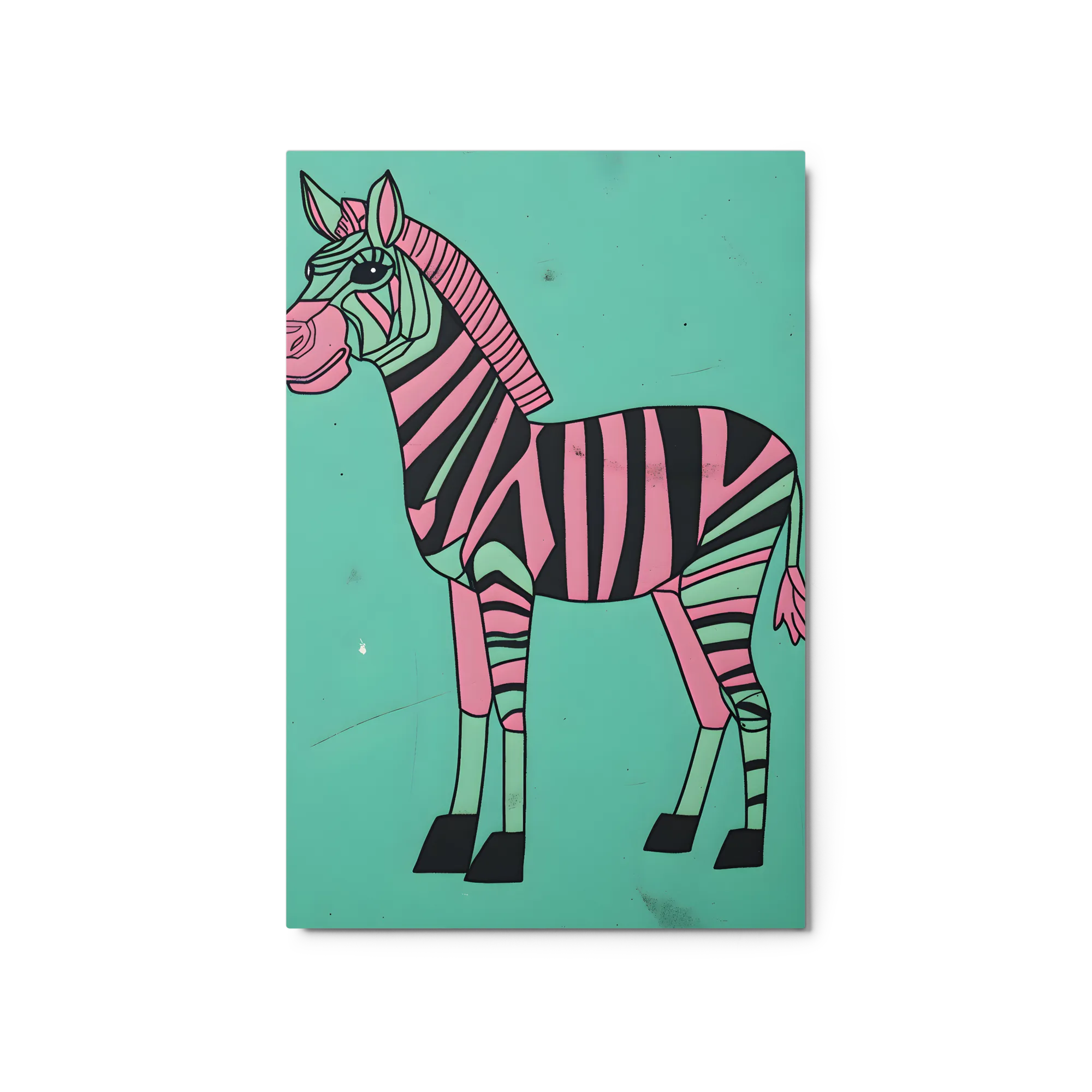 Stylized Zebra Profile