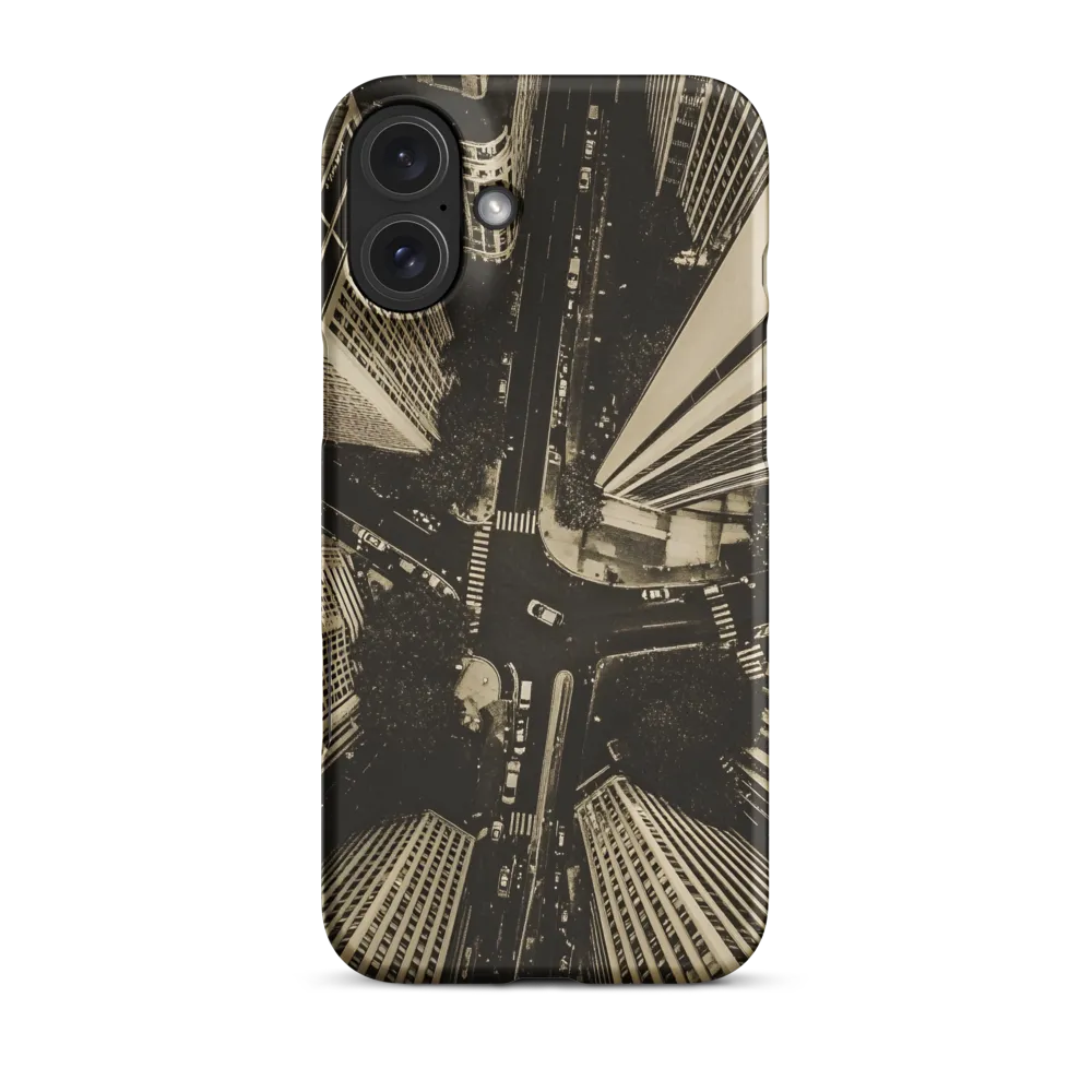Aerial View of Urban Cityscape | Phone Case