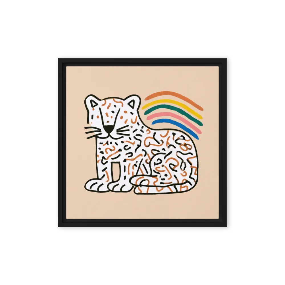 Rainbow Naive Scribbles — Crayon-bright safari