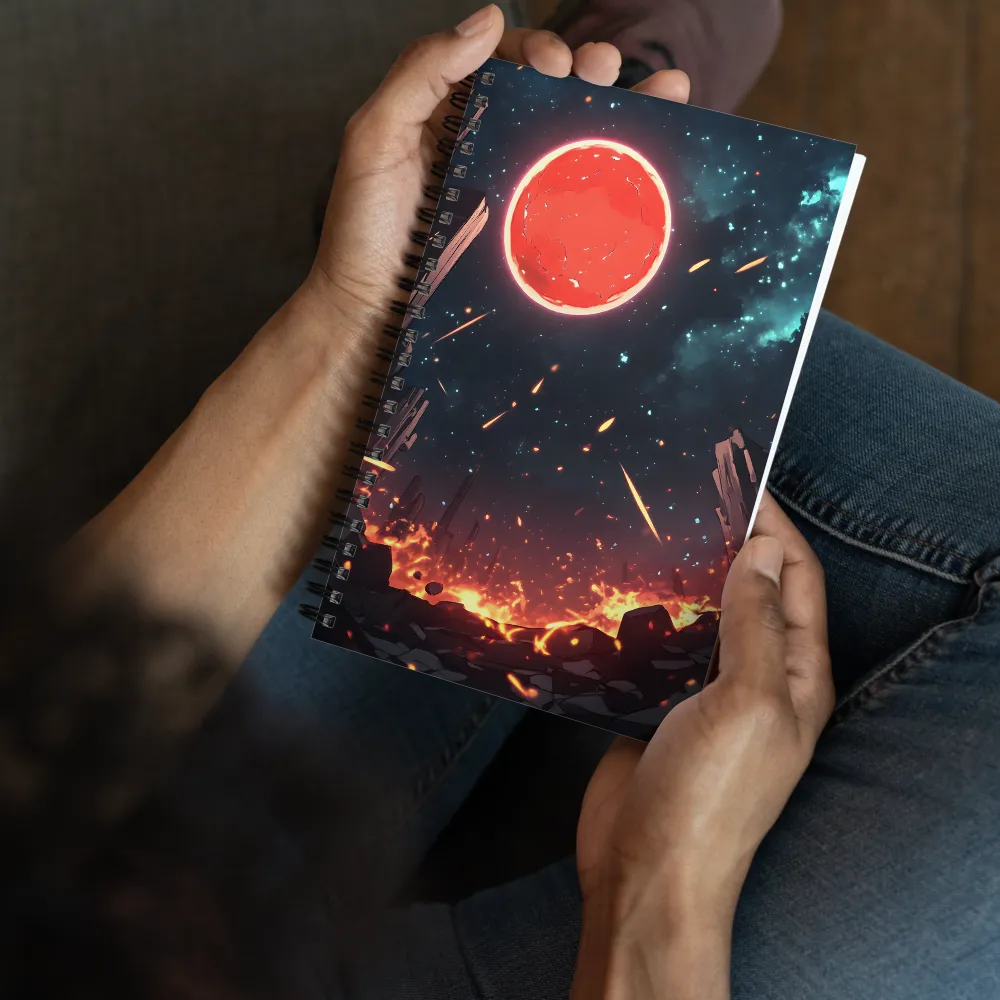 Inferno Bloom 
 Spiral Notebook | 140 pages
