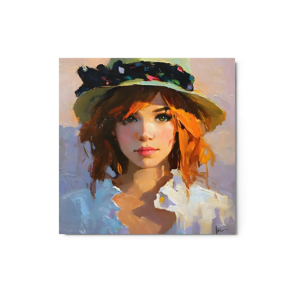Woman in Sun Hat | Art Print