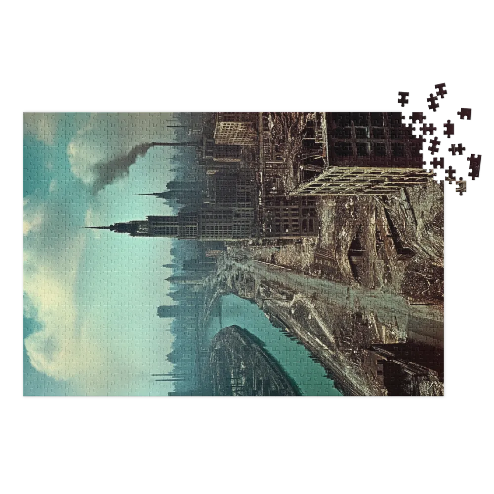 Industrial Decay 
 Jigsaw Puzzle in Tin Box