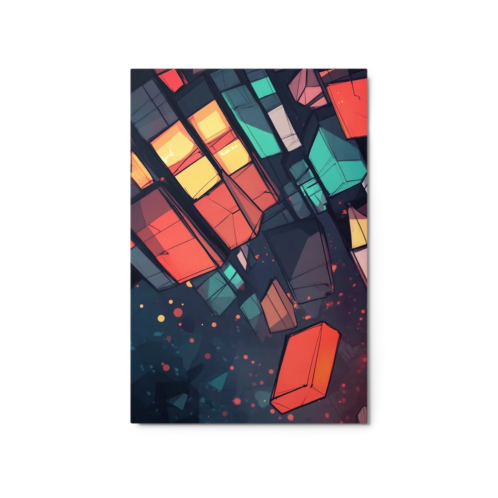 Luminous Architectural Geometry | Art Print