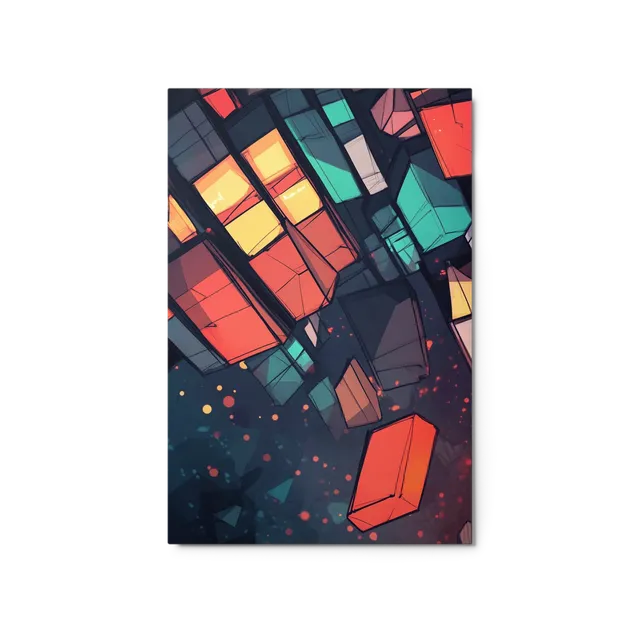 Luminous Architectural Geometry | Art Print
