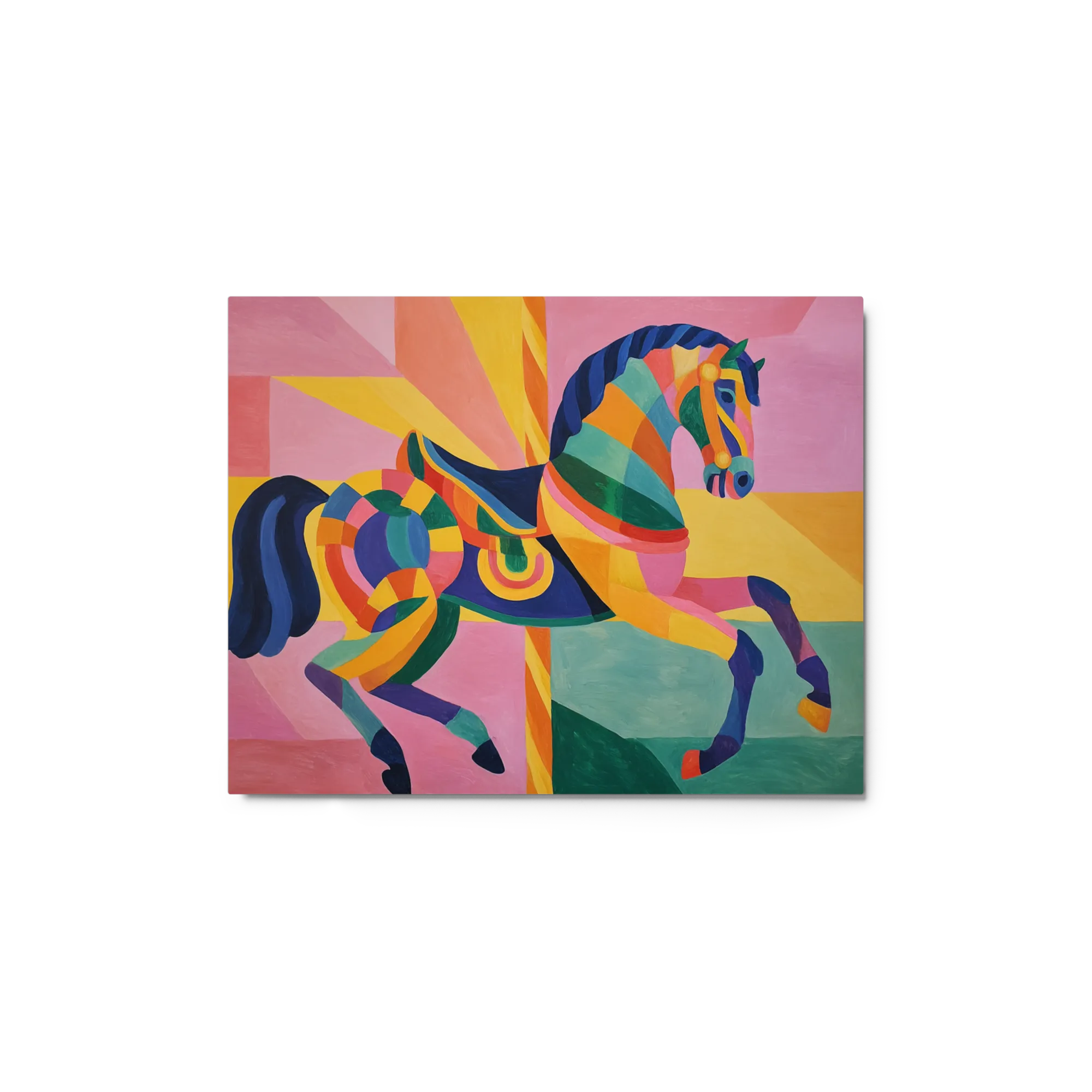Prismatic Carousel Horse