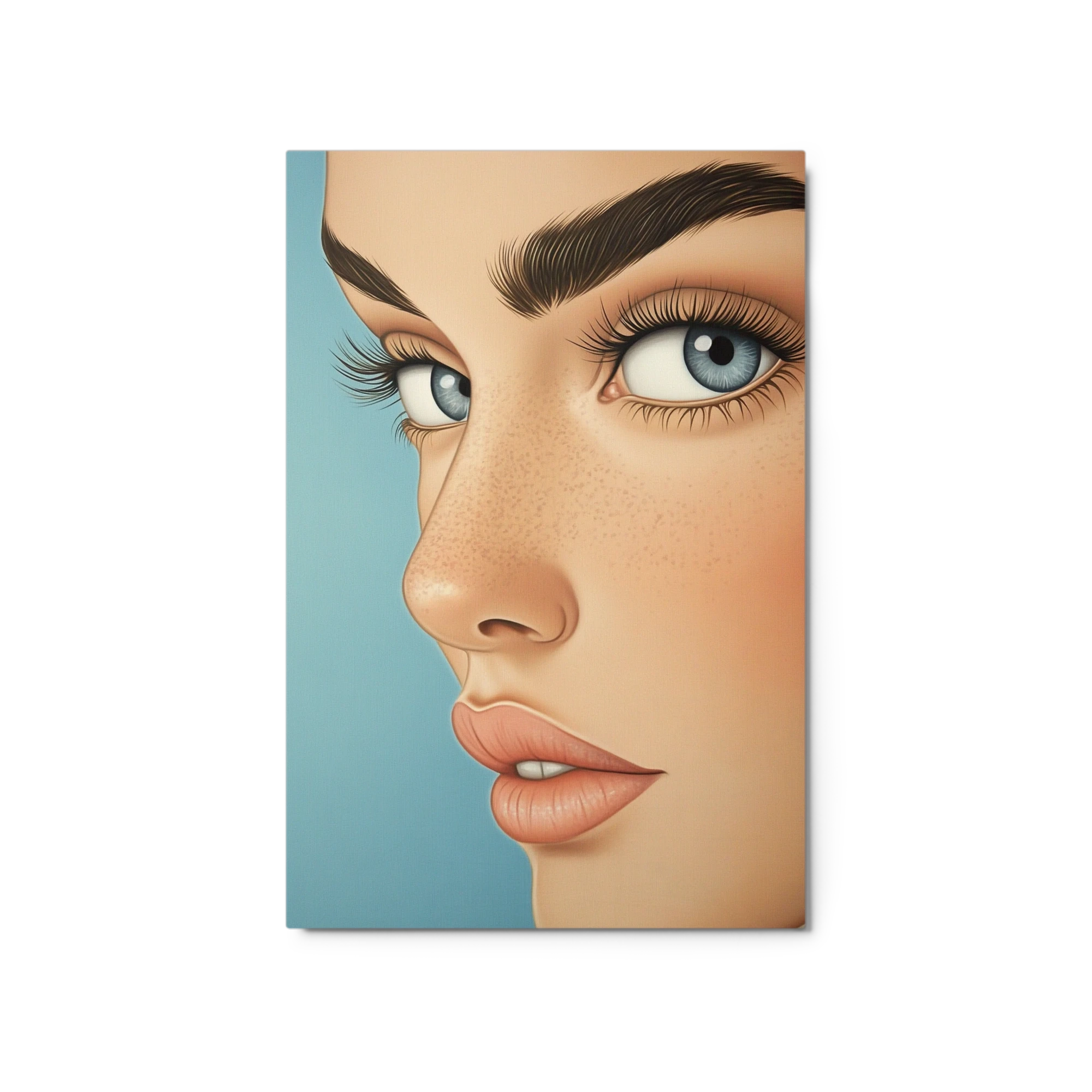 Close-Up Portrait of a Woman