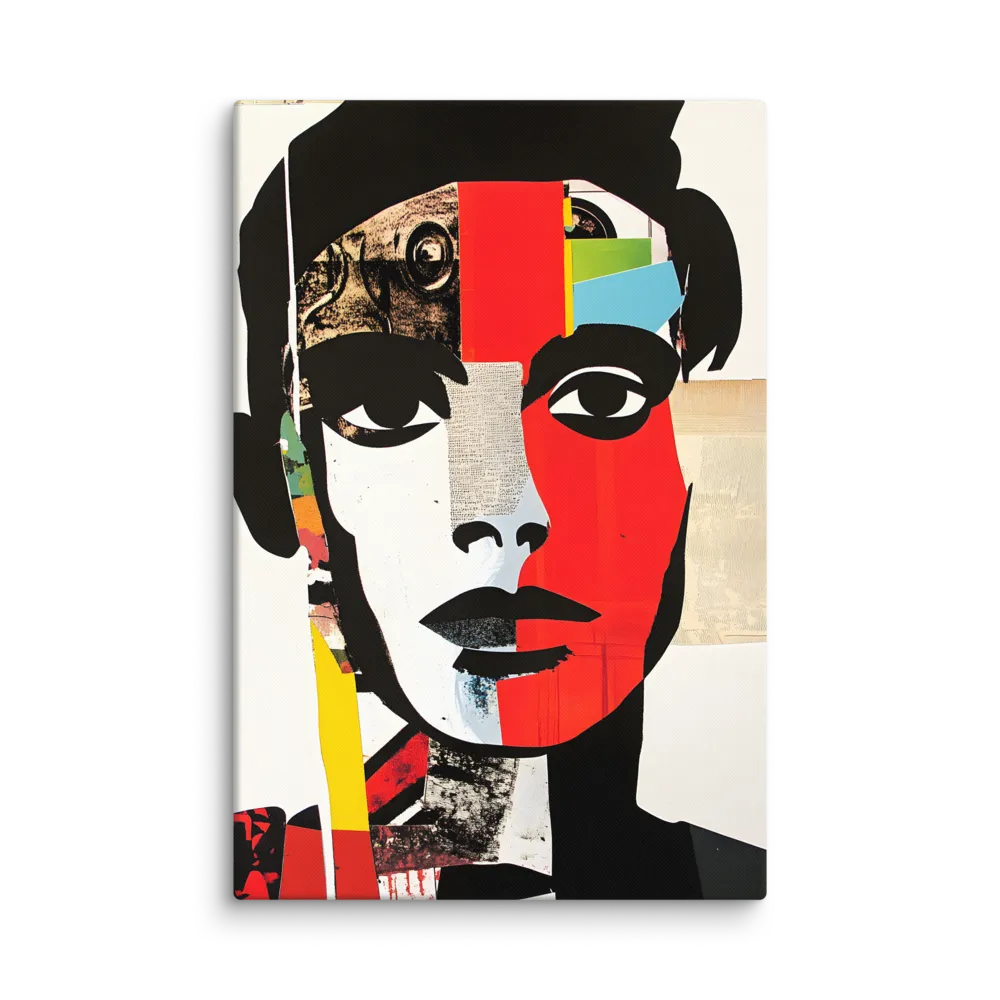Fragmented Pop Art Portrait 
 Canvas | 32″x 48″