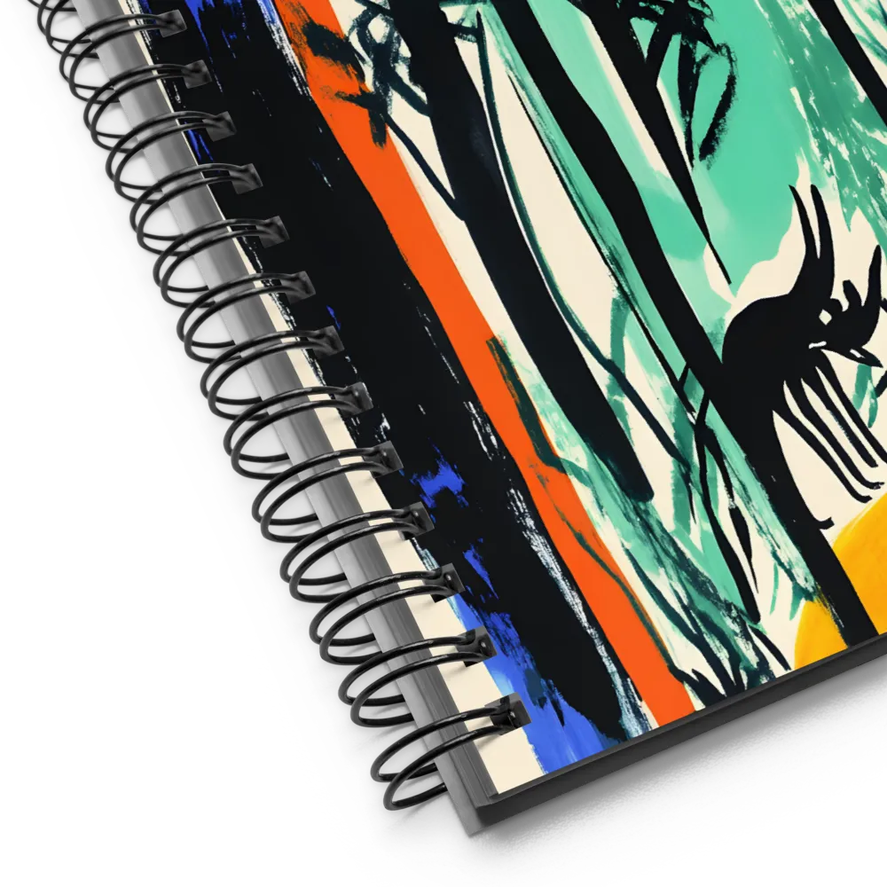 Vibrant Jungle Expression 
 Spiral Notebook | 140 pages