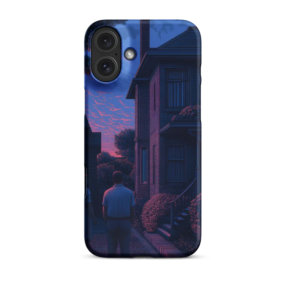 Surreal Couple at Sunset House | Phone Case
