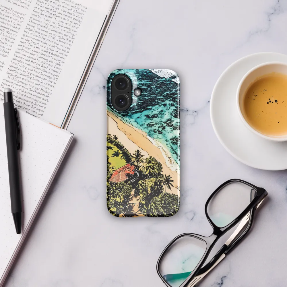 Tropical Shoreline Vista 
 iPhone 17 Pro Max | Tough Case
