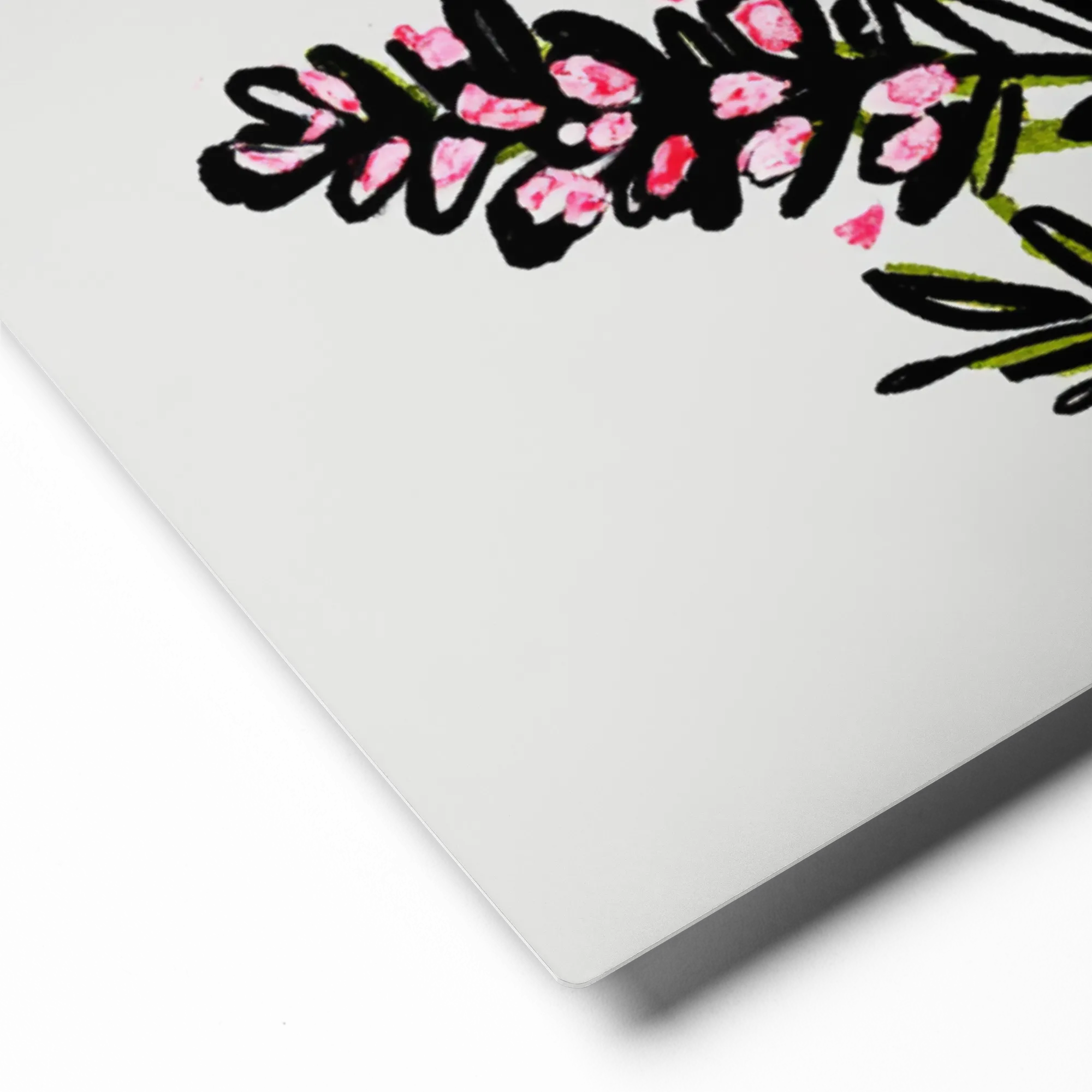 Pink Heather Botanical | Art Print