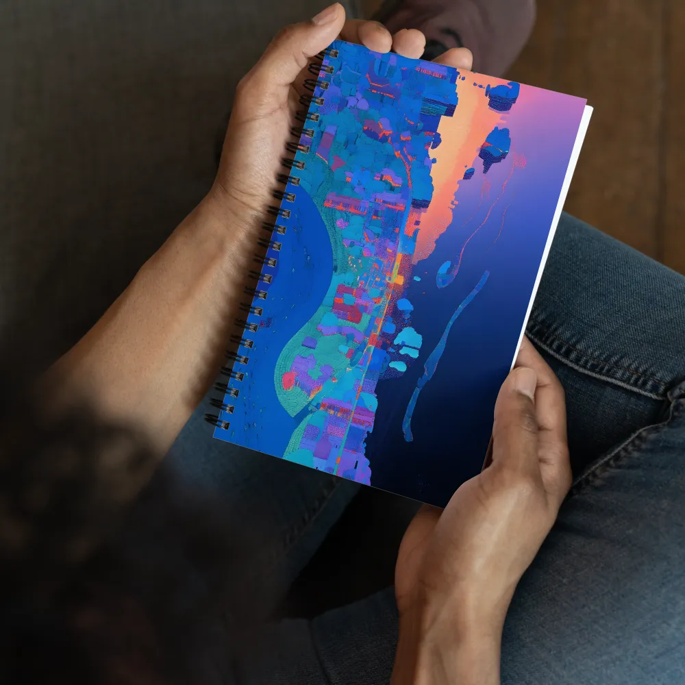 Chromatic Urban Flow 
 Spiral Notebook | 140 pages