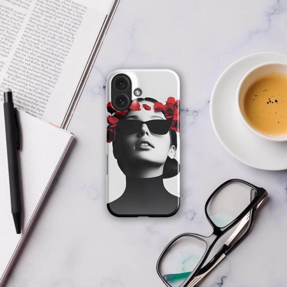 Elegance in Red 
 Samsung Galaxy S10 | Snap Case